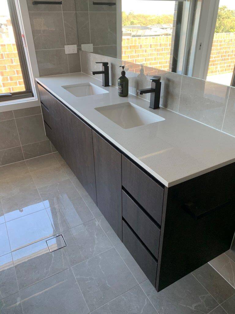 Bathroom stone vanity